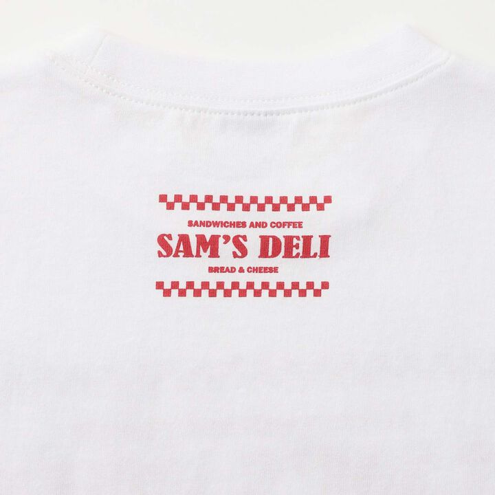 Assorted Food Wide Short-Sleeve T-Shirt,White, medium image number 5