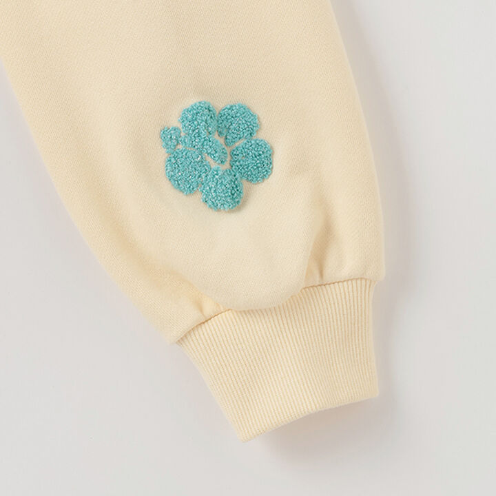 Lucky Sagara Embroidery Sweatshirt,Cream, medium image number 11