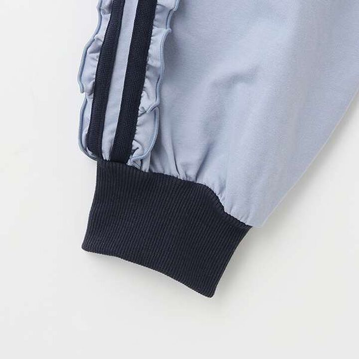 Athletic Zip-Up Track Jacket,Black, medium image number 7