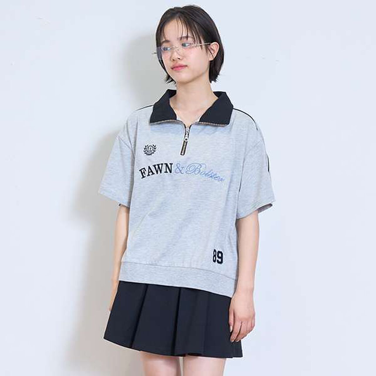 Cool Sensation Half ZIP Setup,Top gray, large image number 0