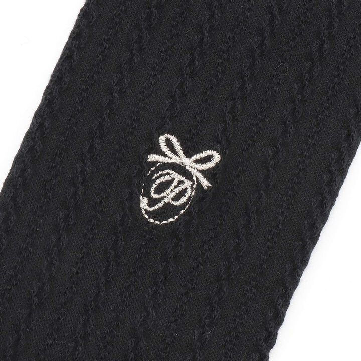 Ribbon Embroidery Knee-High Socks,Off white, medium image number 2