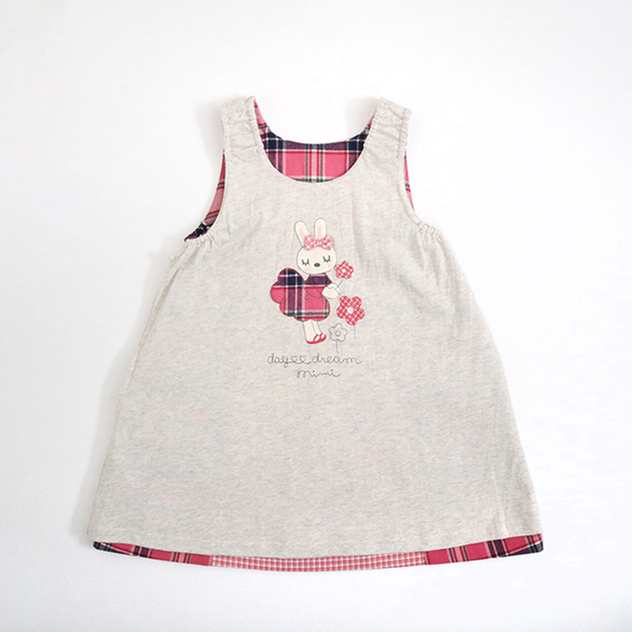 KP Check Reversible Jumper Skirt (0 to 0),Navy, large image number 15