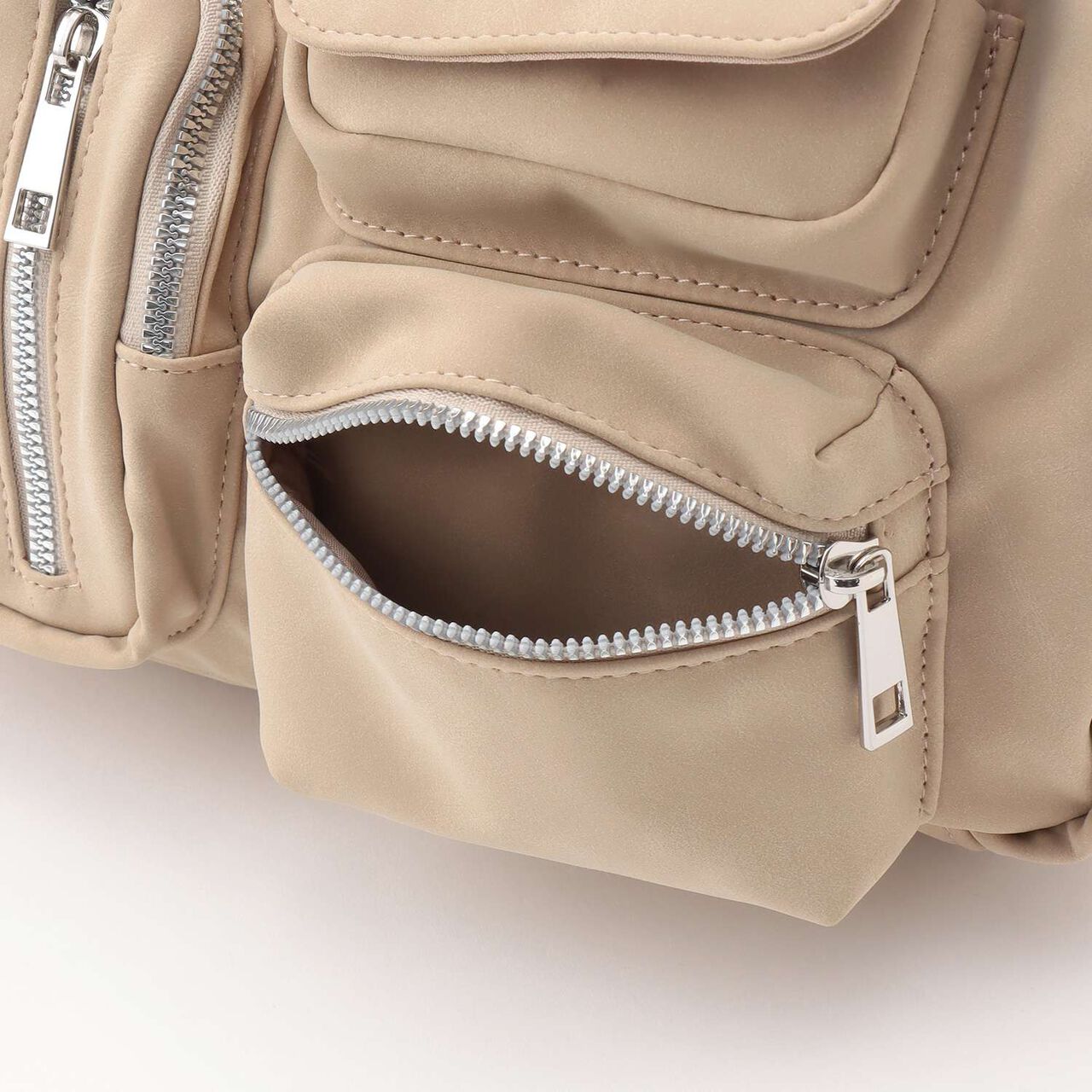 Pocket Moon Shoulder,Beige, large image number 6