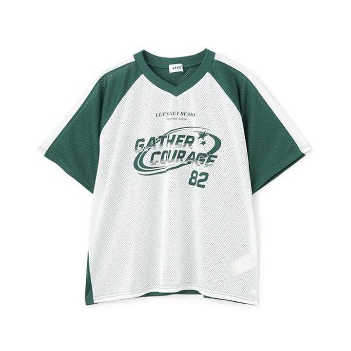 Loose Mesh Game T,Navy, medium image number 7