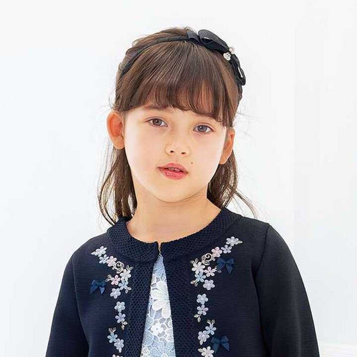 Ribbon Headband [Made in Japan],Navy, medium image number 0