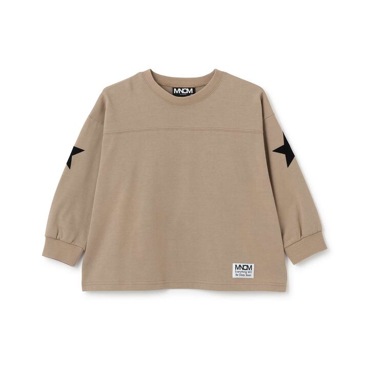 Anti-Stain Quick-Dry Back Print T-Shirt [MNCM],Navy, medium image number 4