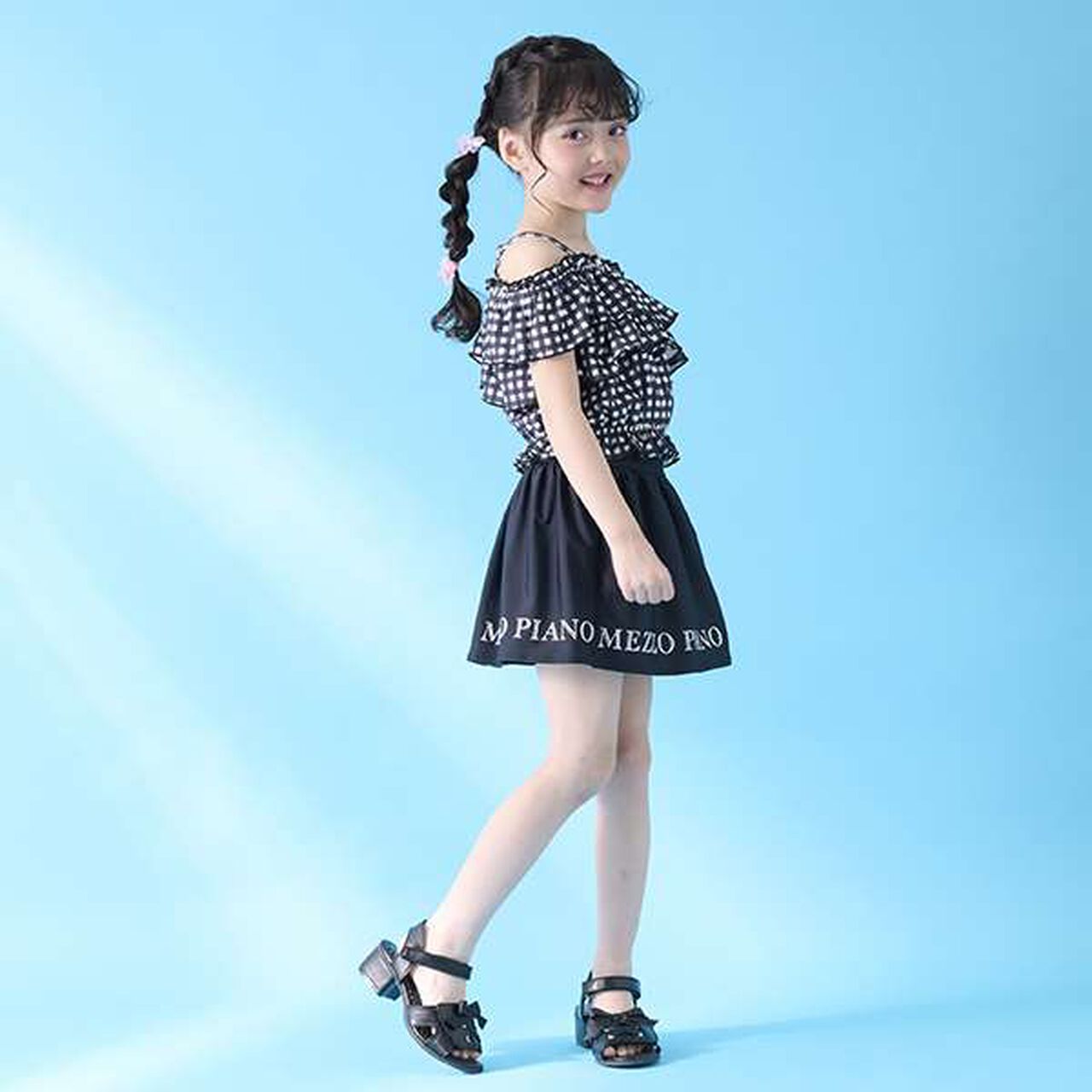 [SWIM] Off-Shoulder Frill Separate Swimsuit,Light pink, large image number 19