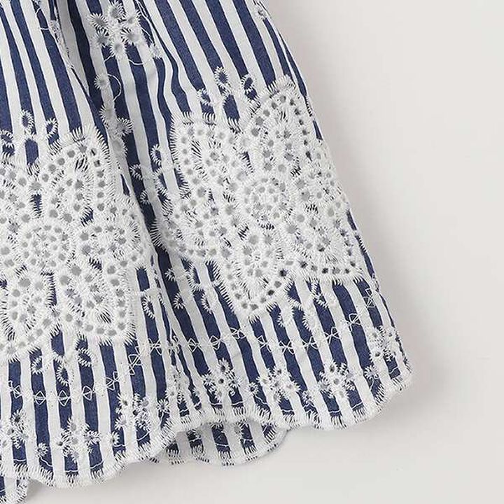 Lace Hem Outfit Set,Polka dots, medium image number 5