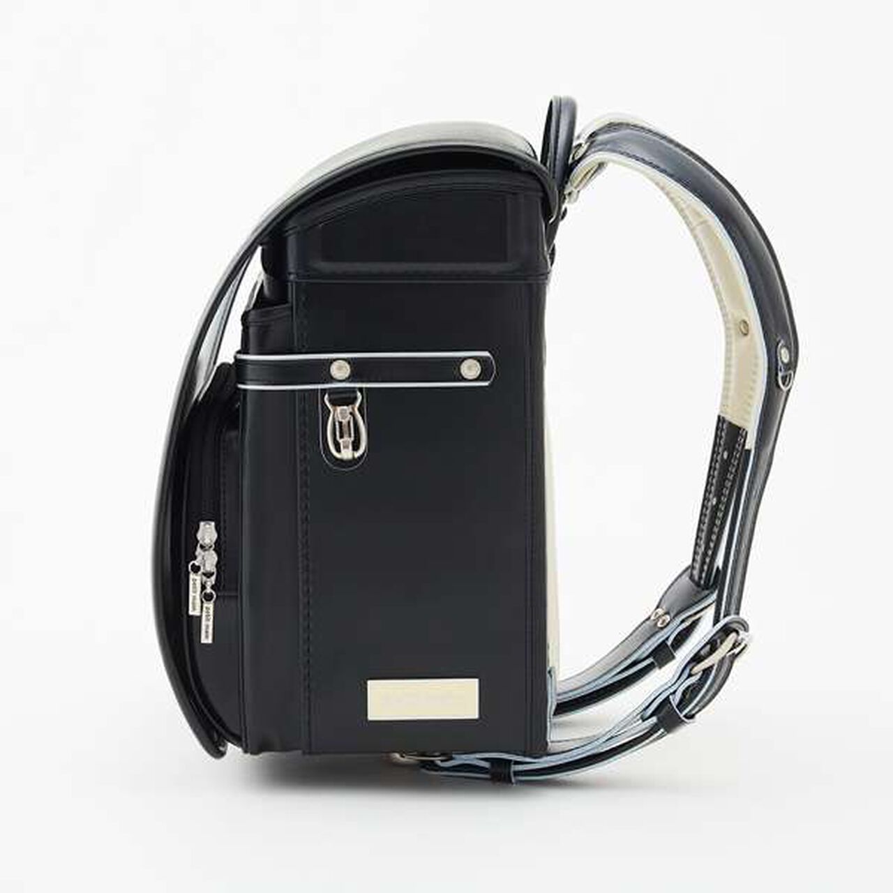 [Web Exclusive] Checkered Pattern School Backpack,Black, large image number 14