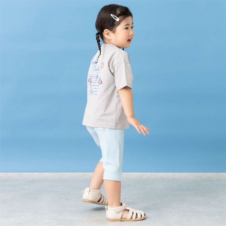 [365D.] Assorted Beach Print Cotton 100% Short Sleeve T-Shirt,Milky white, medium image number 14