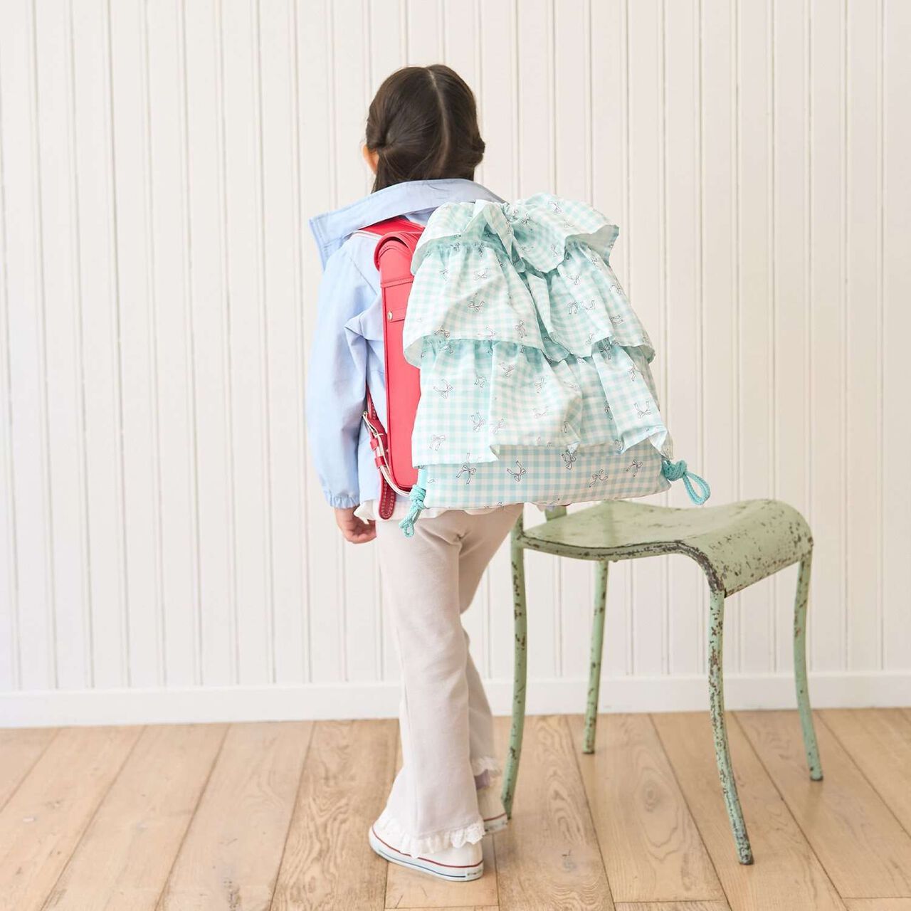 [School-Ready] Water-Repellent, Anti-Stain, Durable, UV Frill Easy Nap,Navy, large image number 25