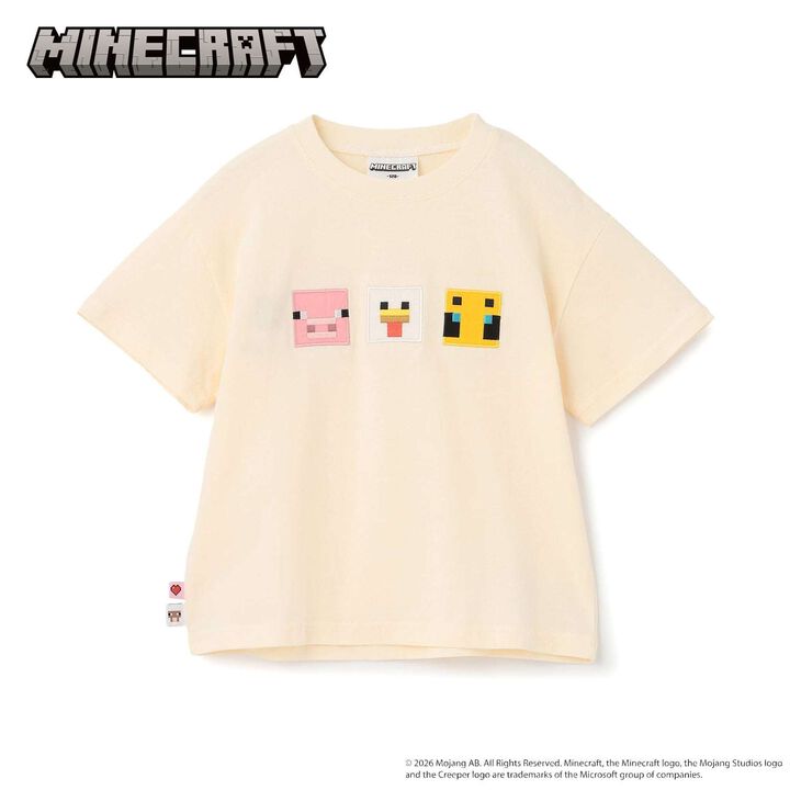[MINECRAFT] 貼布刺繡短袖T恤,土耳其藍, medium image number 8
