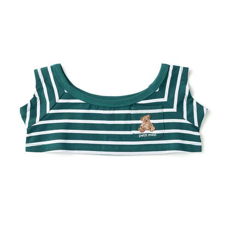 petit main × LOVOT Pocket Stripe T-Shirt,Navy, medium image number 19