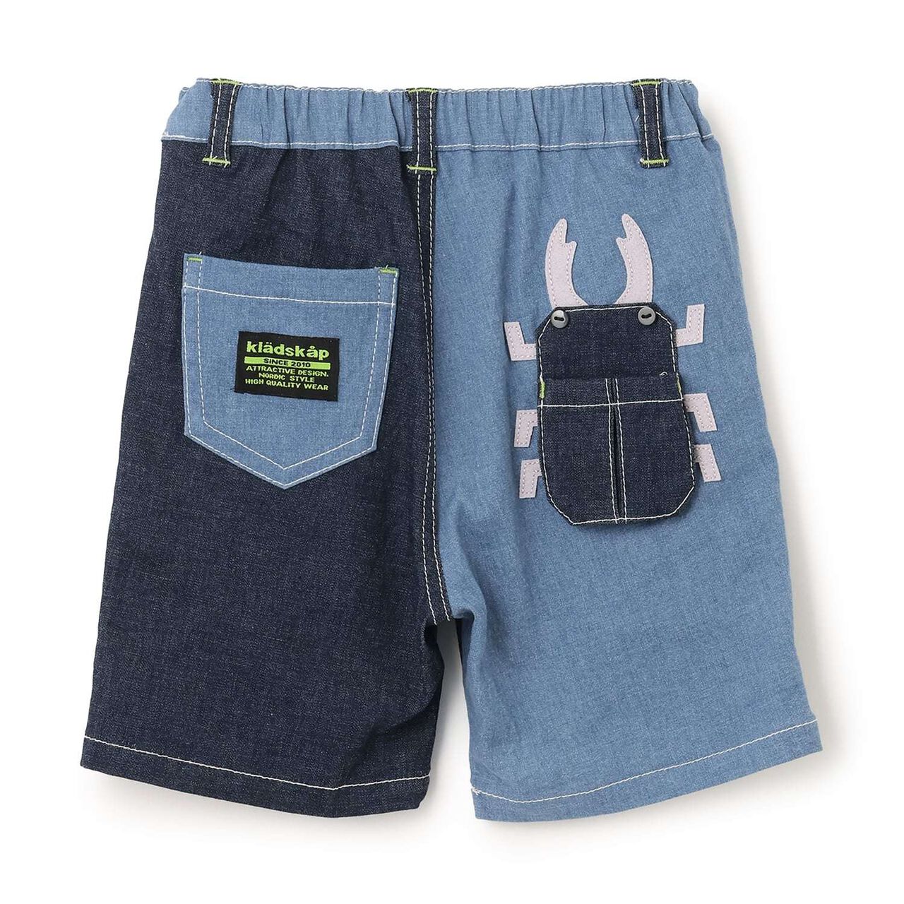 Insect Pocket 5-Minute Length Pants,Sax blue, large image number 7