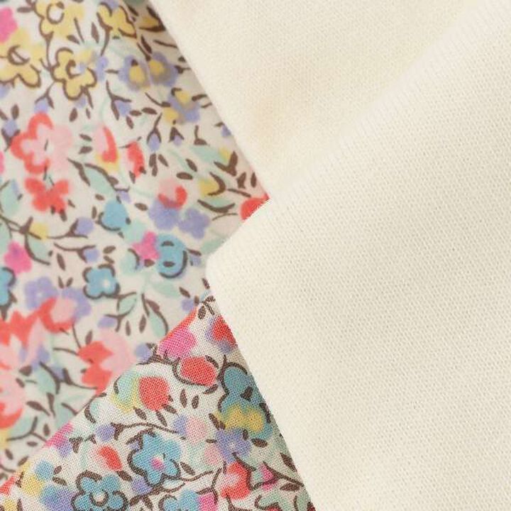 Liberty Appliqué Bunny Baby Suit,Pink, medium image number 3