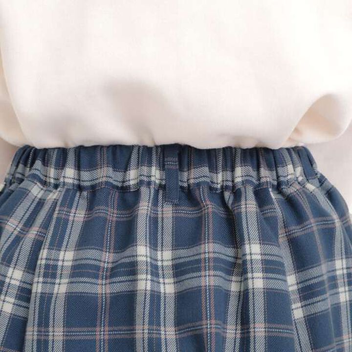 Brushed Pleated Skirt,Charcoal gray, medium image number 5
