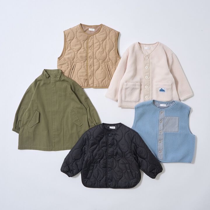 [Mix and Match Series] Quilted Jacket,Off white, medium image number 17