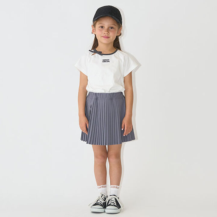 Pleated Skirt (Inner Pants Included),Off white, medium image number 10