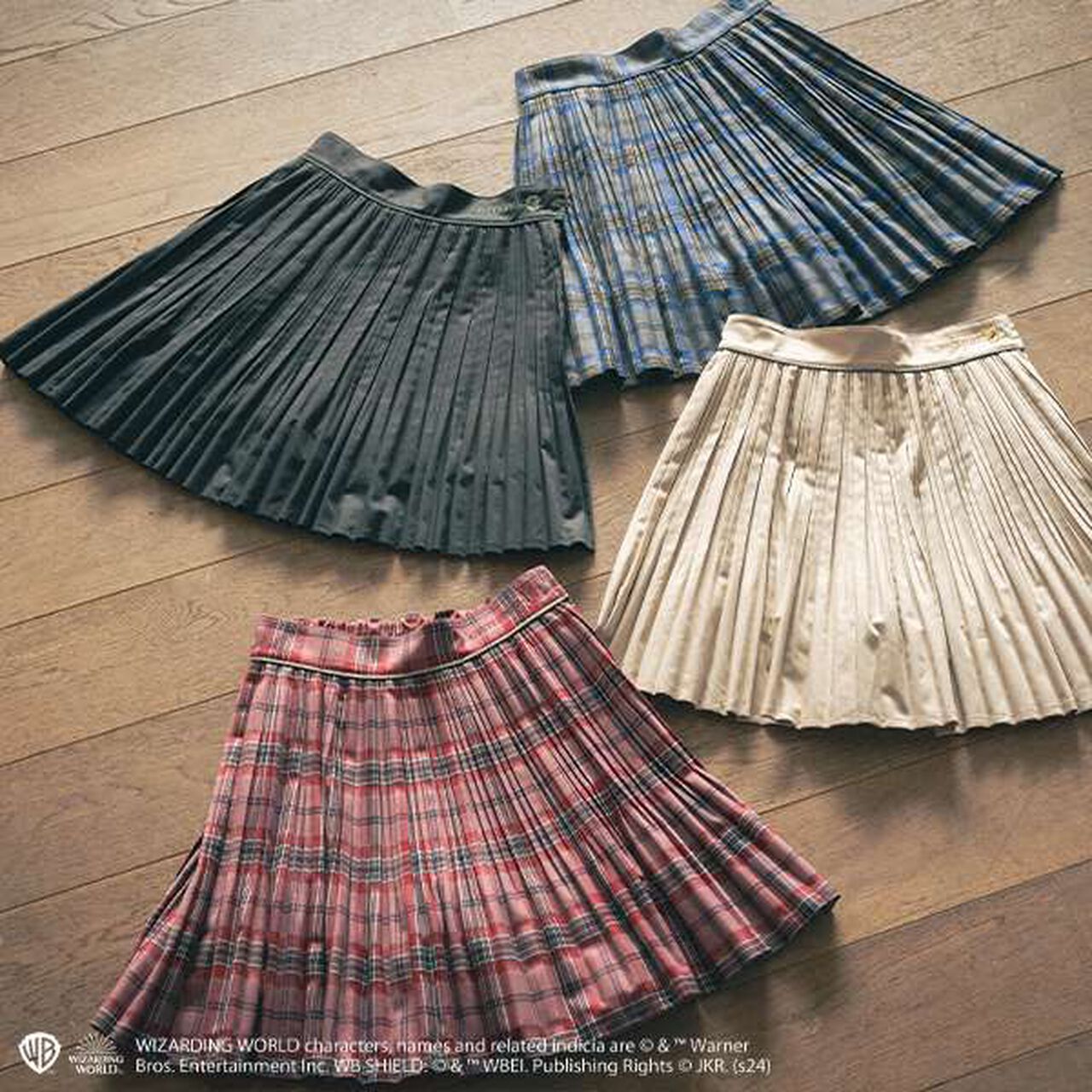 [Harry Potter] Pleated Skirt-Pants,Red, large image number 18
