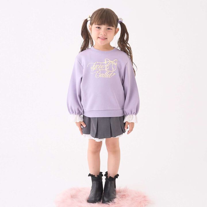 [Lycee Mine Ballet Series] Cuff Lace Sweatshirt,Cream, medium image number 27