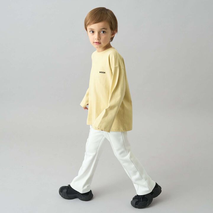 [Daily Standard Wear] Oversized Simple Design Long-Sleeve T-Shirt with Accent,Ivory, medium image number 24