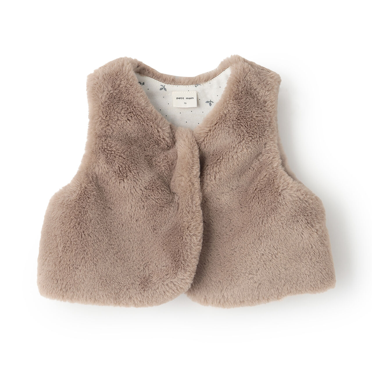 Link - Fur Vest,Ivory, large image number 3