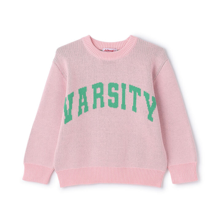 [Machine Washable] Logo Knitwear,Off white, medium image number 7