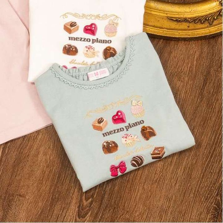 Assorted Chocolate Box Long Sleeve T-Shirt,Pink, medium image number 9