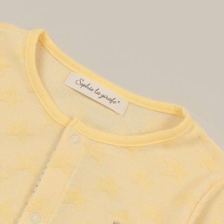 Star Jacquard Pile Cardigan [Made in Japan],Cream, medium image number 2