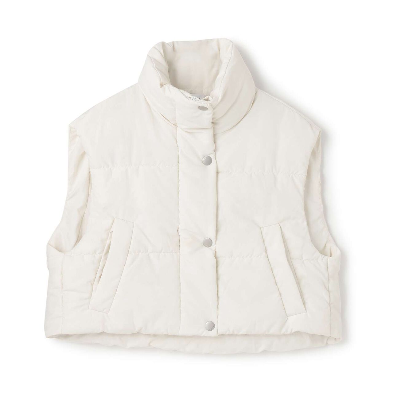 Puffy Vest,Black, large image number 3