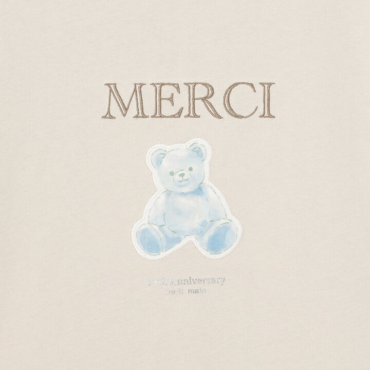 [Parent-Child Matching] [Cool Touch] 15th MERCI Short-Sleeve T-Shirt,Pearl white, medium image number 15