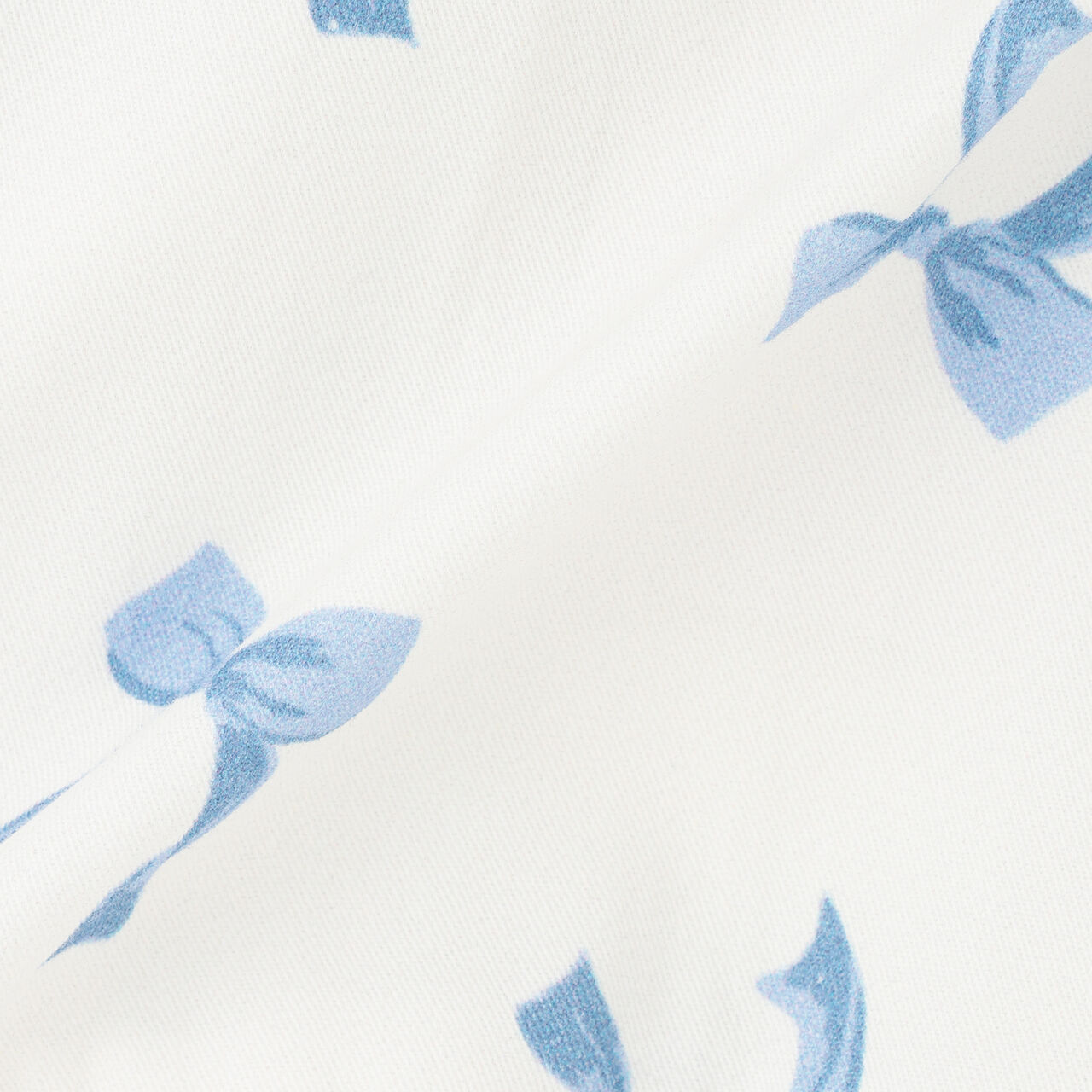 Link Ribbon All-Over Pattern Outfit Set,Blue, large image number 11