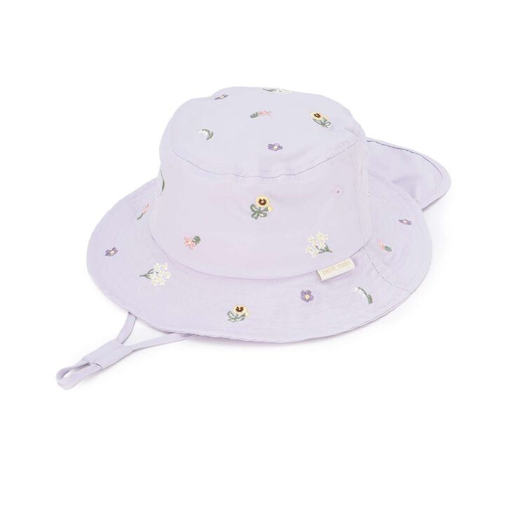 [Heat-Resistant] Embroidered Bucket Hat,Light pink, medium image number 14