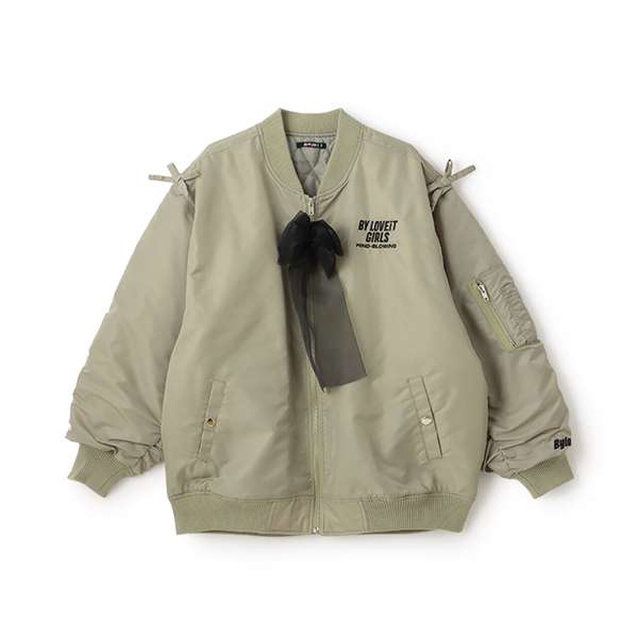 2 WAY Ribbon MA-1,Khaki, large image number 0