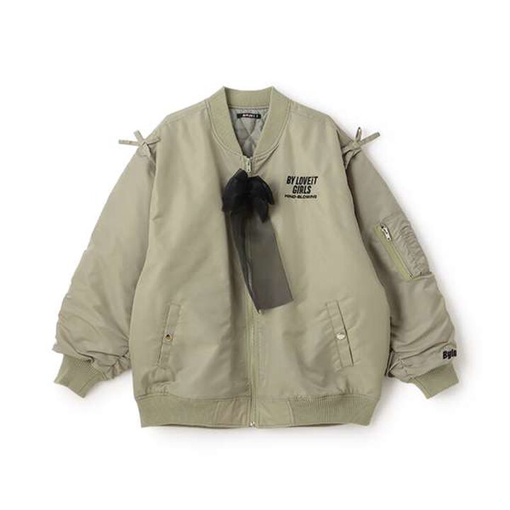 2 WAY Ribbon MA-1,Khaki, medium image number 0