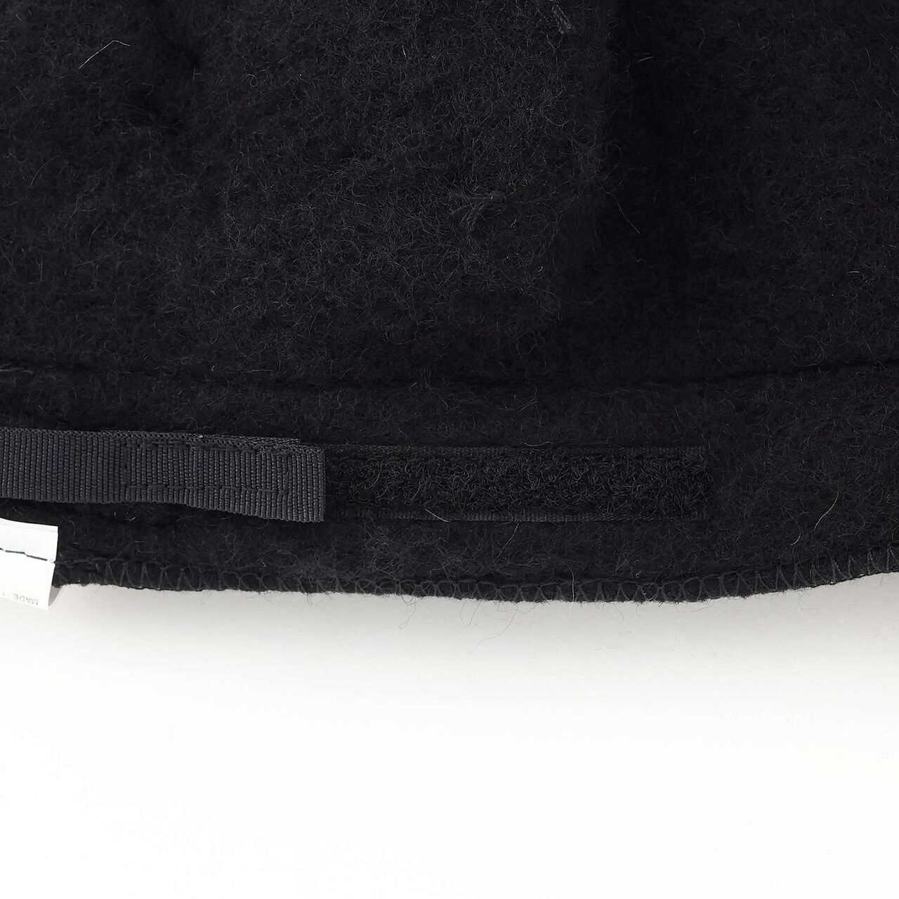 Velour Ribbon Beret Hat,Black, large image number 3
