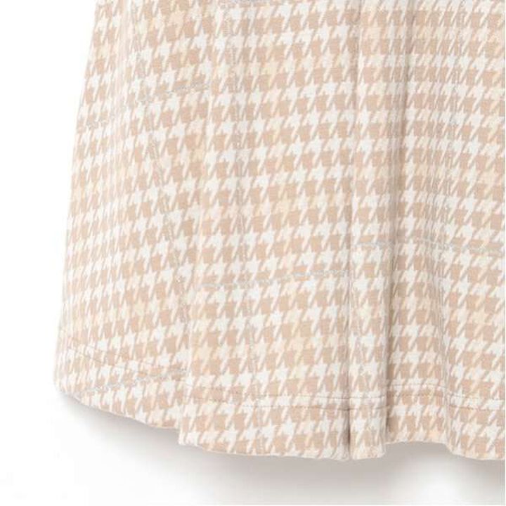 Houndstooth Jacquard Skirt Pants,Mocha tea, medium image number 14