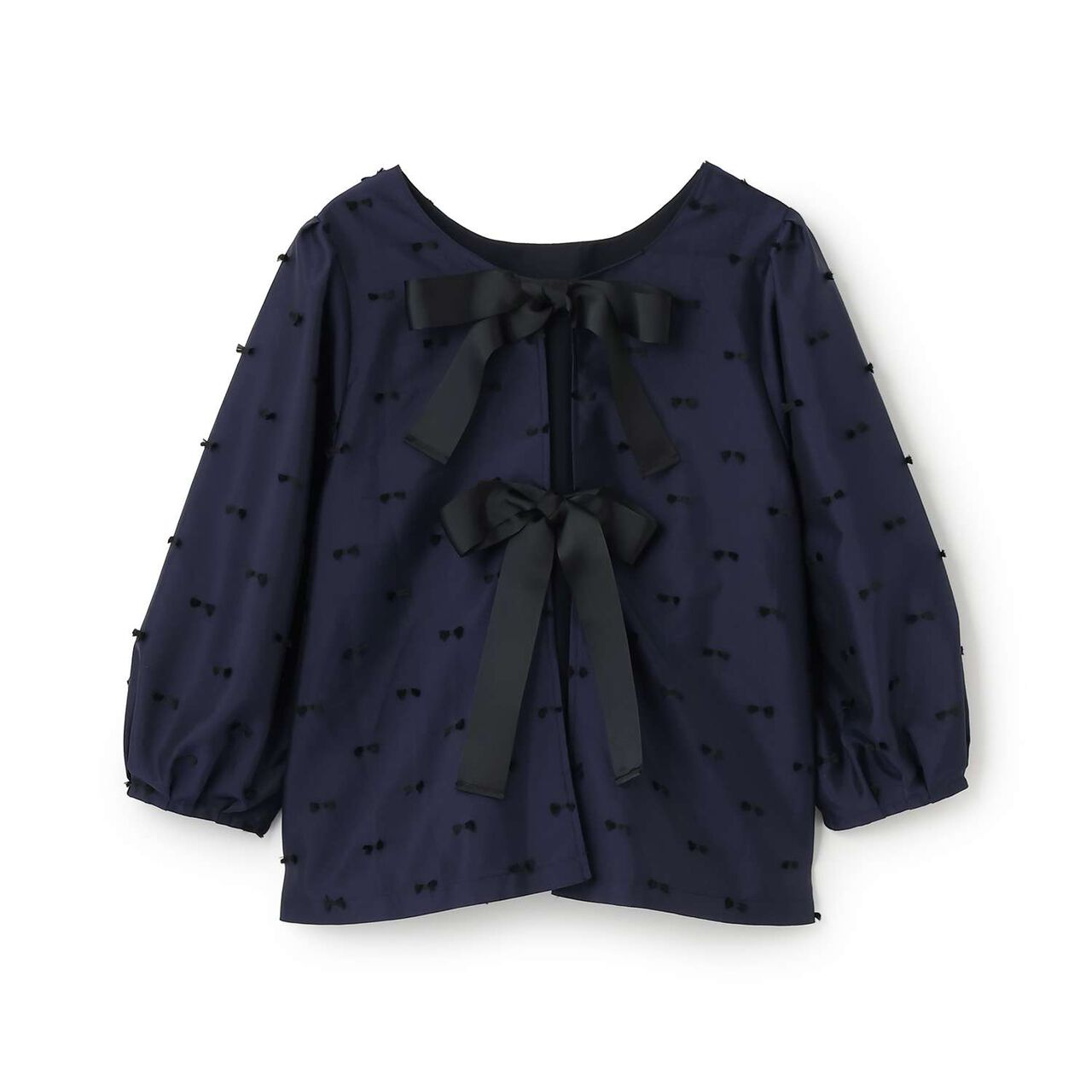 [Link] Front and Back 2 WAY Pullover,Navy, large image number 3