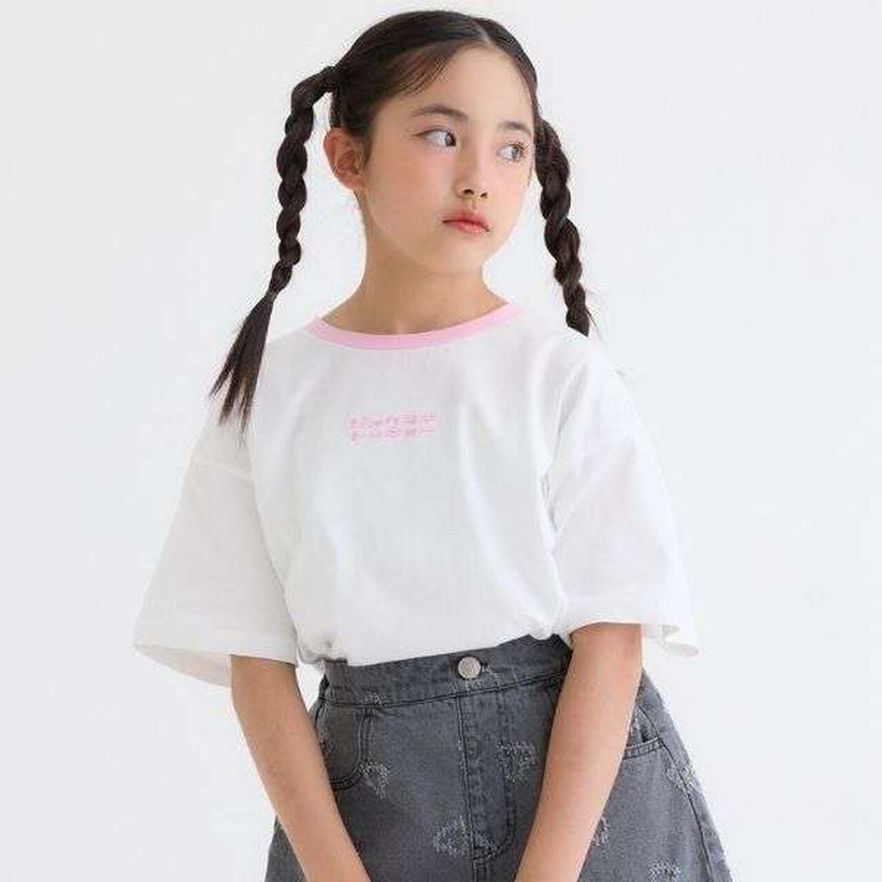 [Tokyo Limited] Pink Latte Tokyo Big T-Shirt, 100% Cotton,Off white, large image number 0