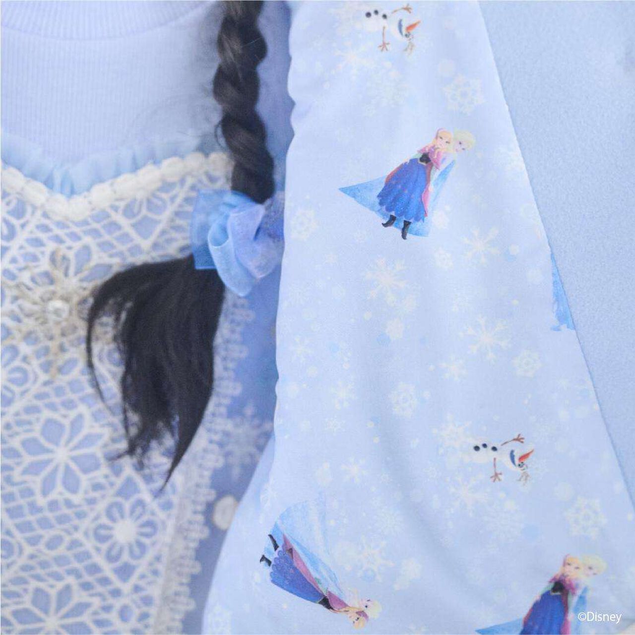 [Elsa] Frozen Character Poncho,Sax blue, large image number 11