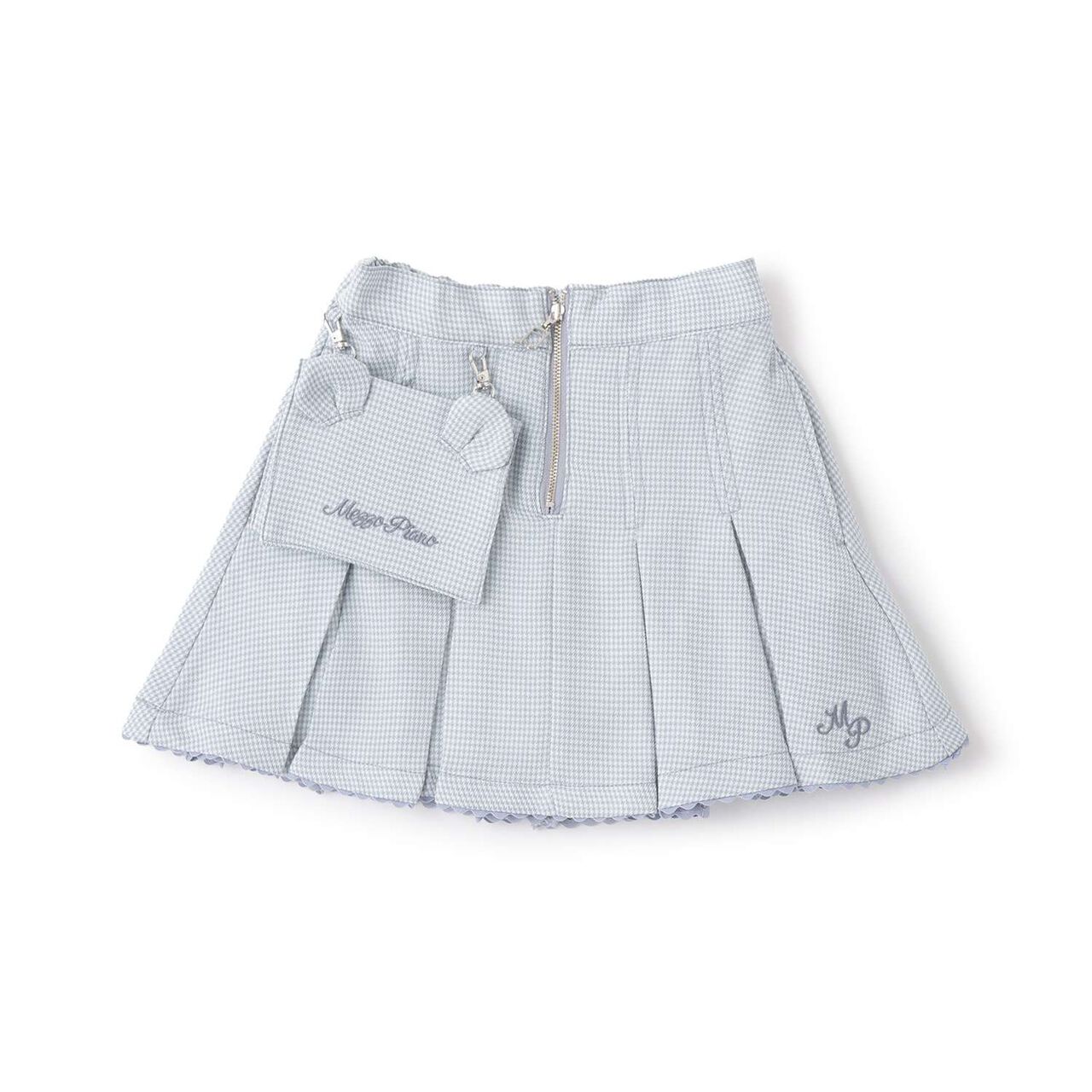 [Restock of Popular Item] Detachable Pocket Skirt with Zipper Front,Sax blue, large image number 0