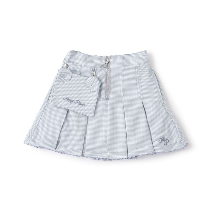 [Restock of Popular Item] Detachable Pocket Skirt with Zipper Front,Sax blue, medium image number 0