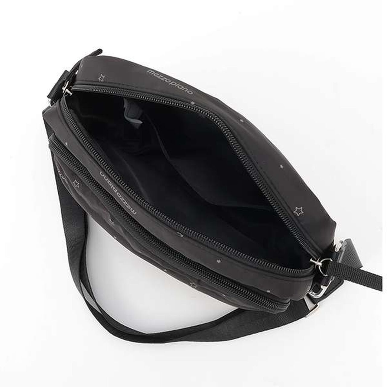 Mini Shoulder Bag with Carabiner,Black, large image number 7