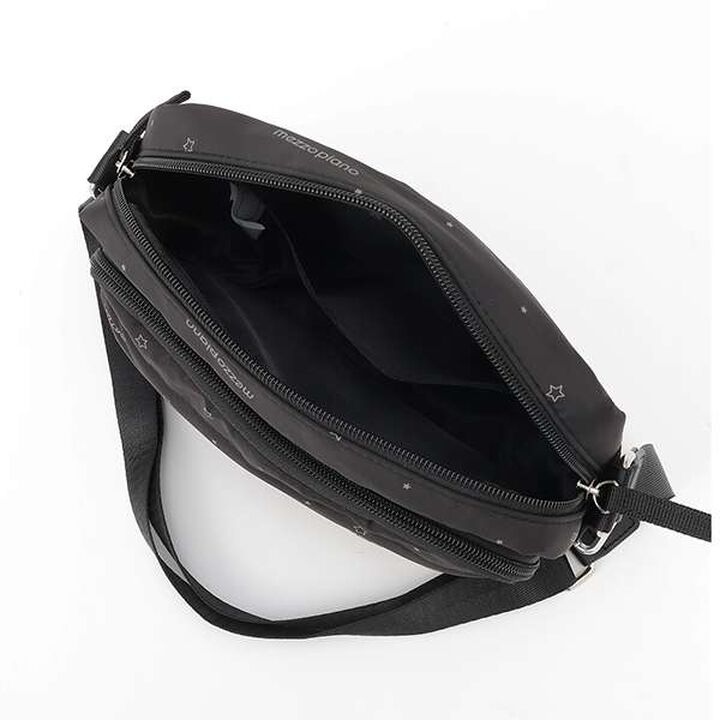 Mini Shoulder Bag with Carabiner,Black, medium image number 7