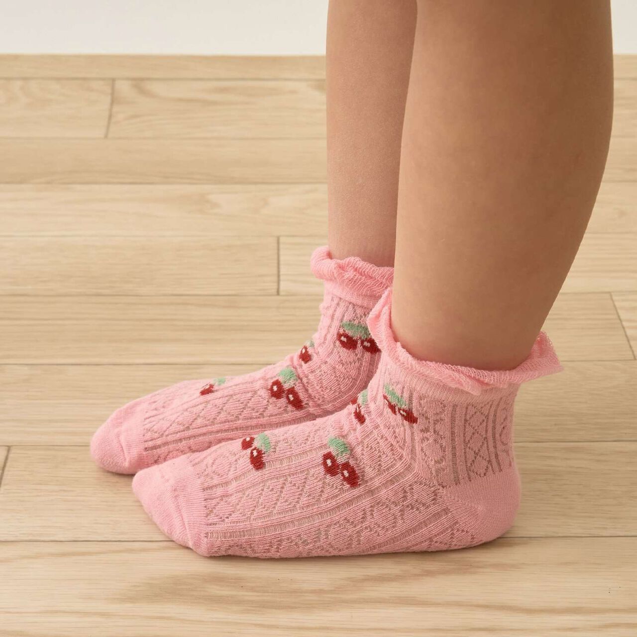 Spring Crew Socks,Yellow green, large image number 13