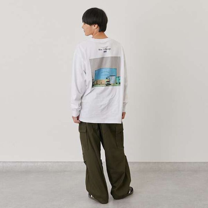 Back Photo Print Long-Sleeve T-Shirt,Black, medium image number 8