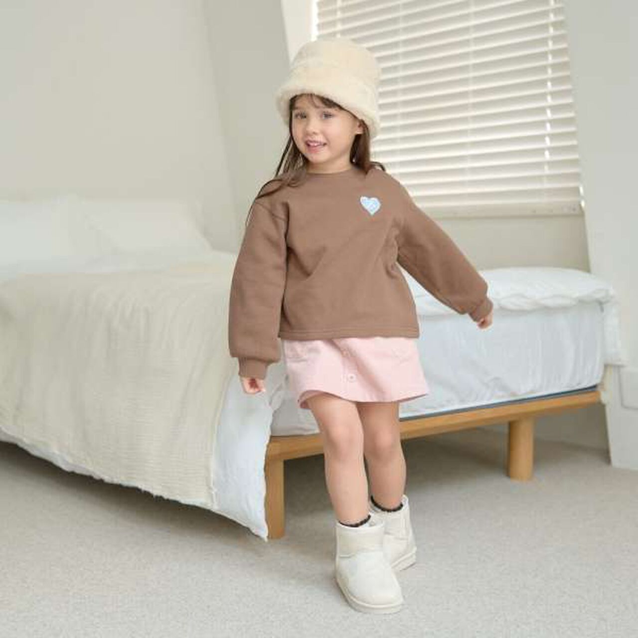 Faux Fur Bucket Hat,Black, large image number 12