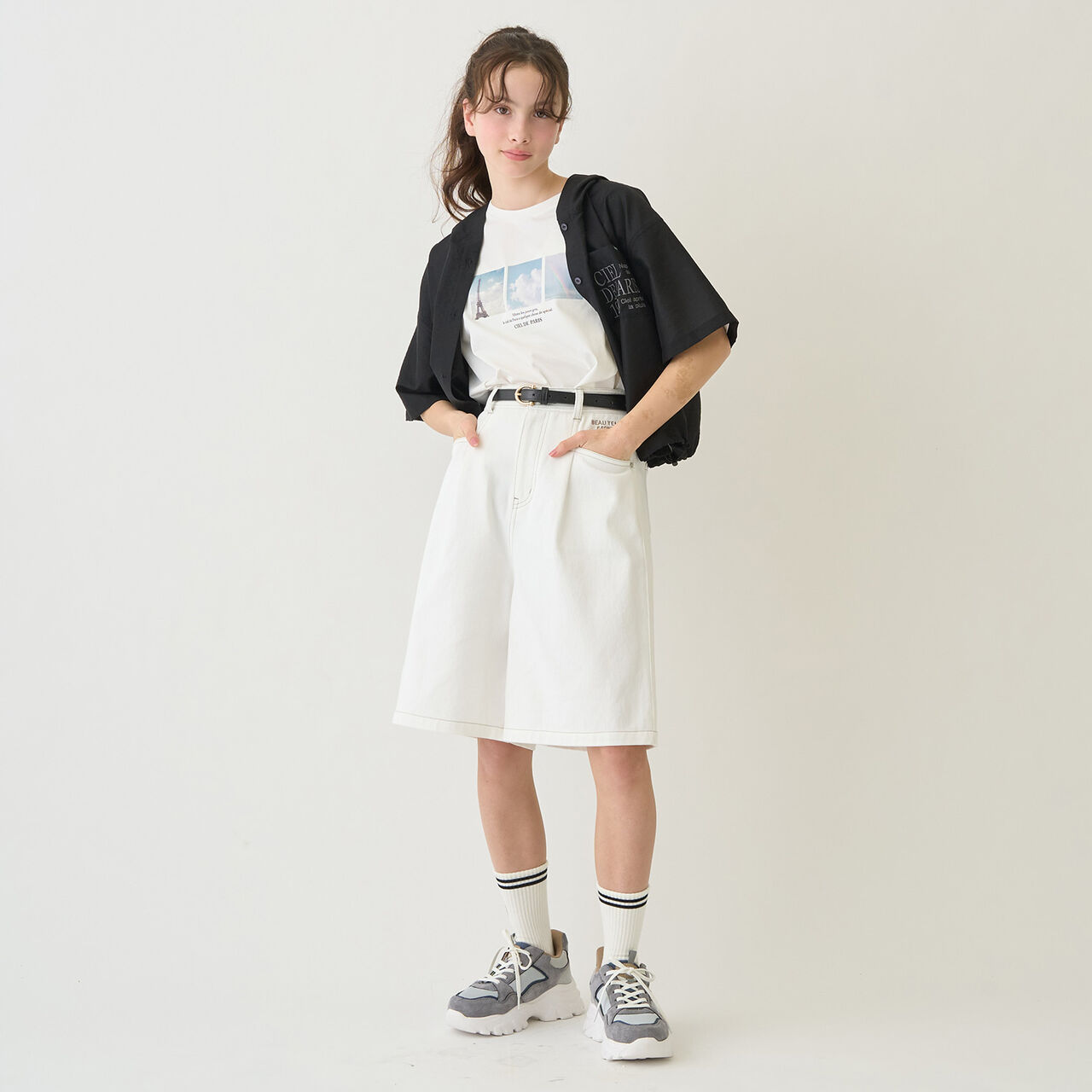 Half Pants,Navy, large image number 21