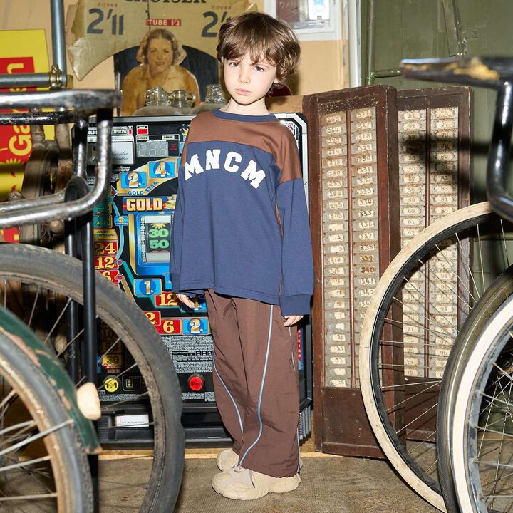 [MNCM] Side Line Wide Pants (Coordinatable Setup),Navy, medium image number 33