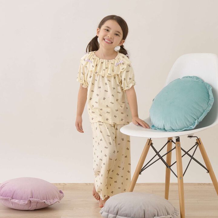 [正反皆可穿] [接觸涼感] 清涼舒適睡衣 [兒童服裝] [童裝] [女孩],暗紅色, medium image number 23